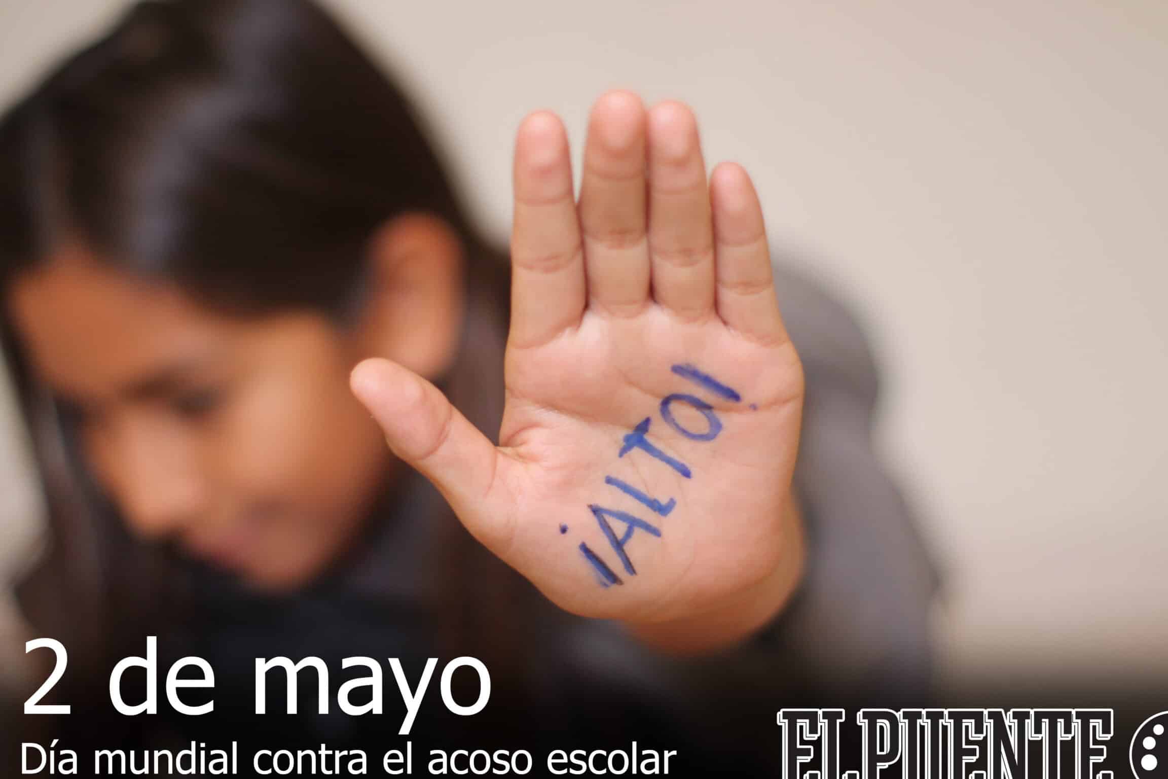 dia internacional contra el bullying o el acoso escolar 2 de mayo